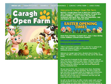 Tablet Screenshot of caraghopenfarm.com